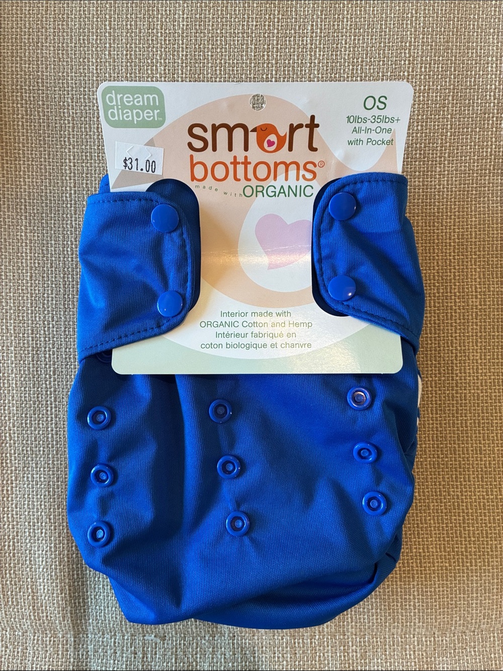 Smart Bottoms Organic Dream Diaper